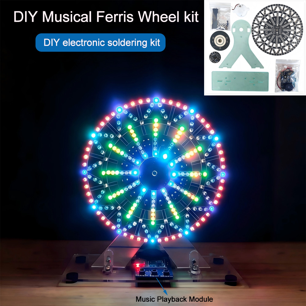 Diy Electronics Project Kit - Kits eletrônicos DIY: Roda Gigante Musical