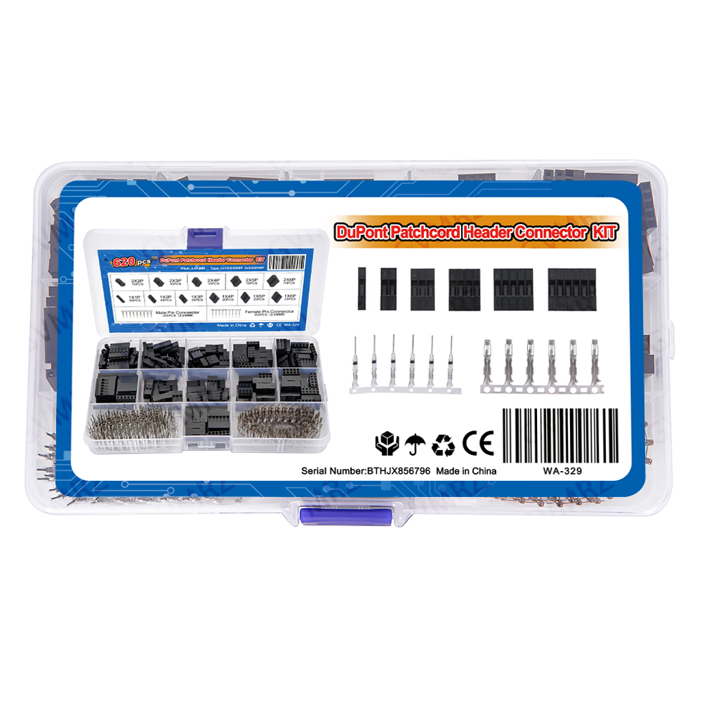 Kit de Conectores DuPont 620PC - Diy Electronics Project Kit avaliação e preço