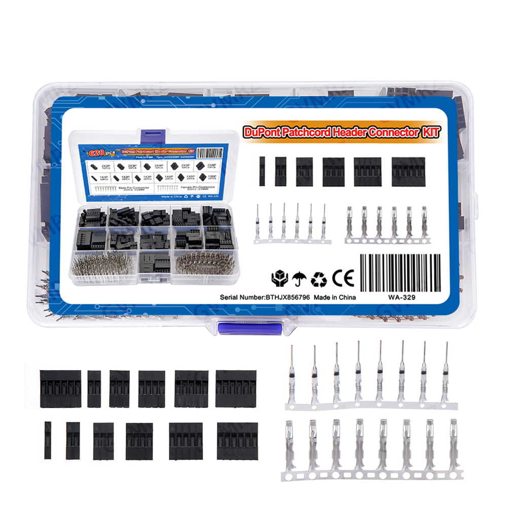 Kit de Conectores DuPont 620PC - Diy Electronics Project Kit avaliação e preço