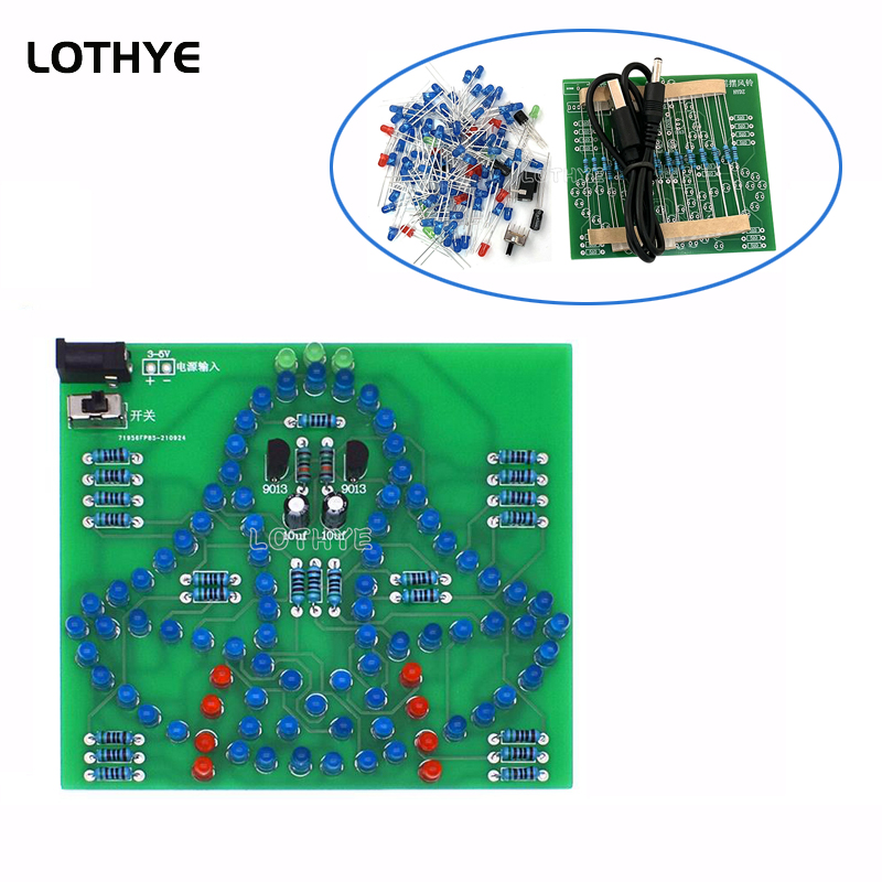Dc 3-5v led luz balanço carril - Diy Electronics Project Kit avaliação e preço