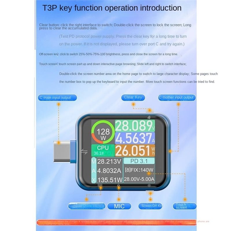 AFOURT-T3P: Testador de energi - Logic Analyzer Usb avaliação e preço