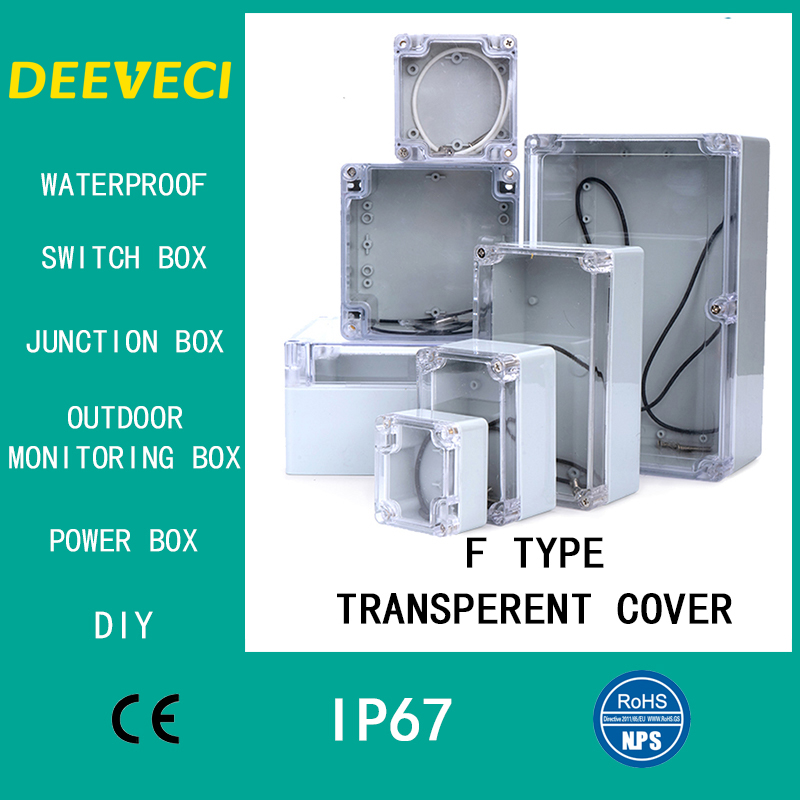 Transparente à prova dwaterpro - Diy Electronics Box avaliação e preço