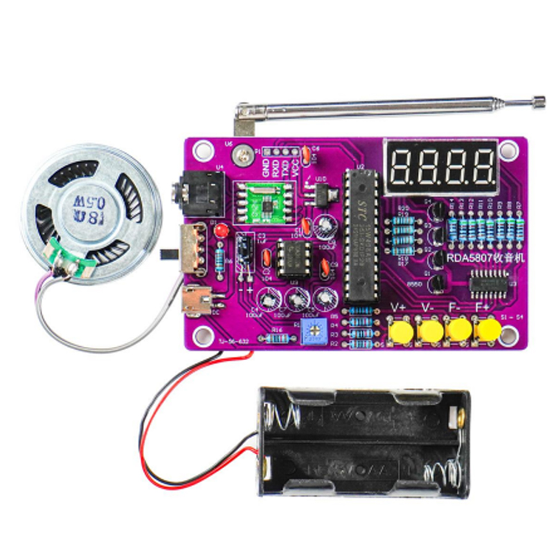 Kit Eletrônico DIY de Rádio FM - Diy Electronics Project Kit avaliação e preço
