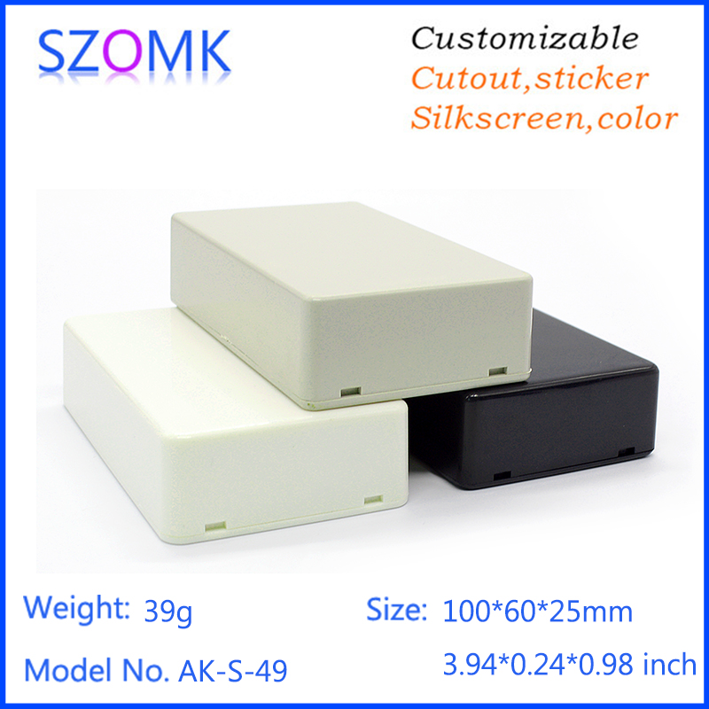 4 peças 100*60*25mm plástico i - Diy Electronics Cabinet avaliação e preço