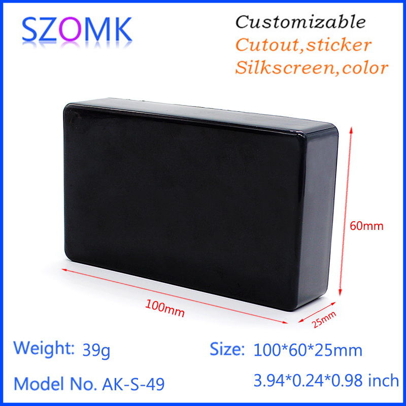 4 peças 100*60*25mm plástico i - Diy Electronics Cabinet avaliação e preço