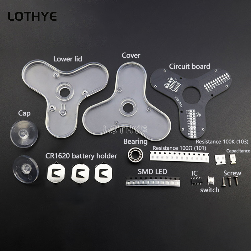 Led fidget spinner fabricação  - Diy Electronics Project Kit avaliação e preço