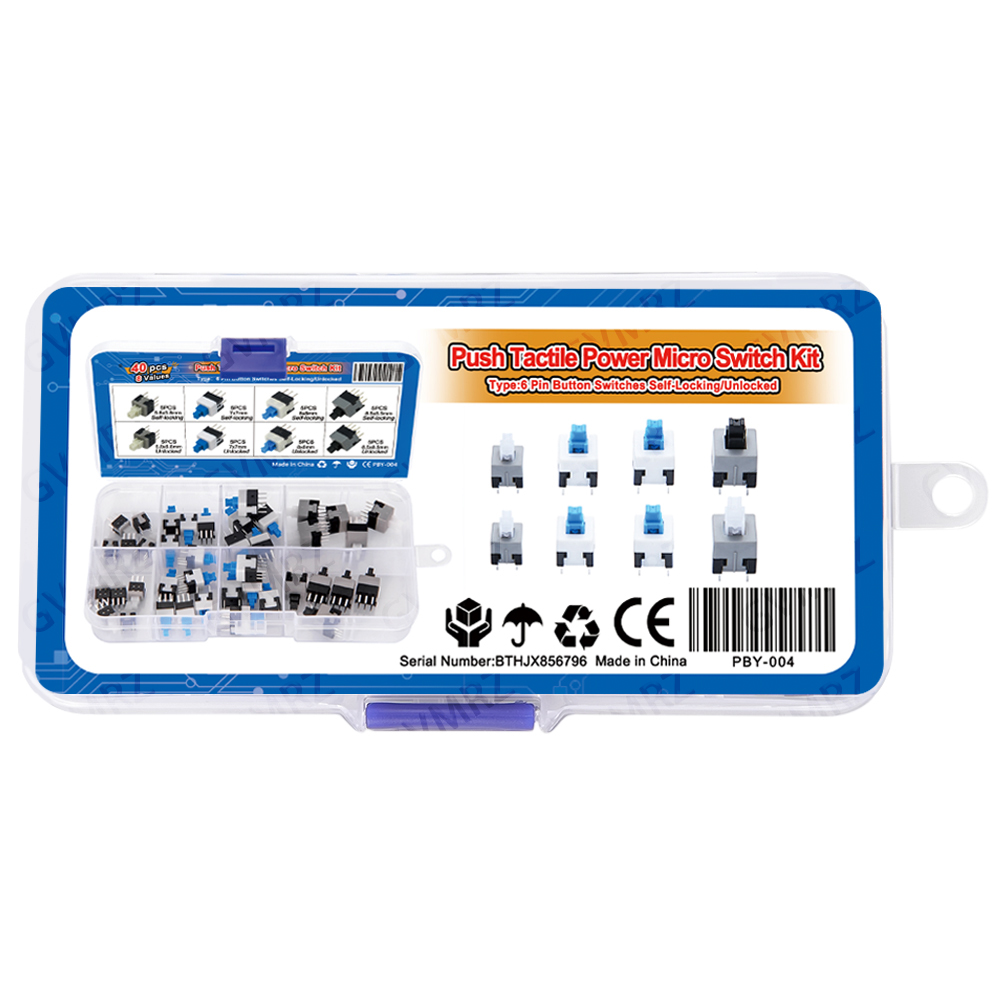 Kit de 40 microinterruptores t - Diy Electronics Project Kit avaliação e preço